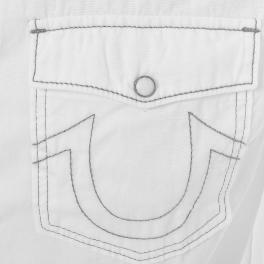 True Religion Big T Western Shirt White | Mainline Menswear United 