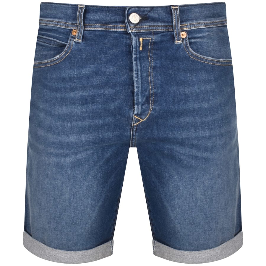 Image number 1 for Replay RBJ 981 Shorts Mid Wash Blue