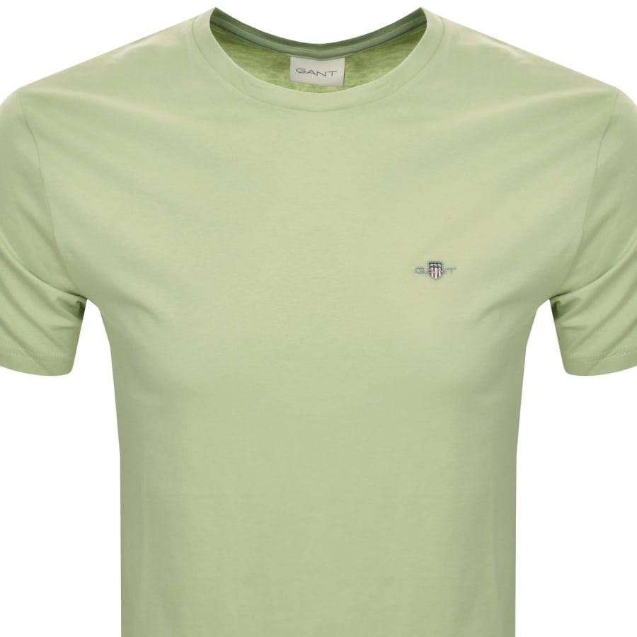 Image number 2 for Gant Regular Shield T Shirt Green
