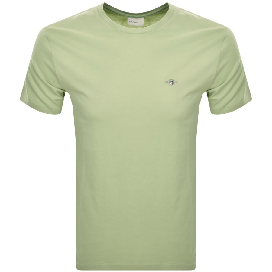 Image number 1 for Gant Regular Shield T Shirt Green