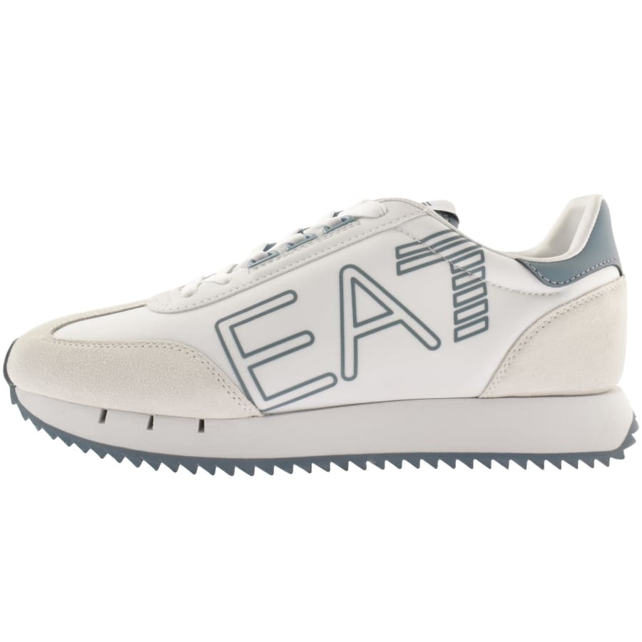 Image number 1 for EA7 Emporio Armani Logo Trainers White