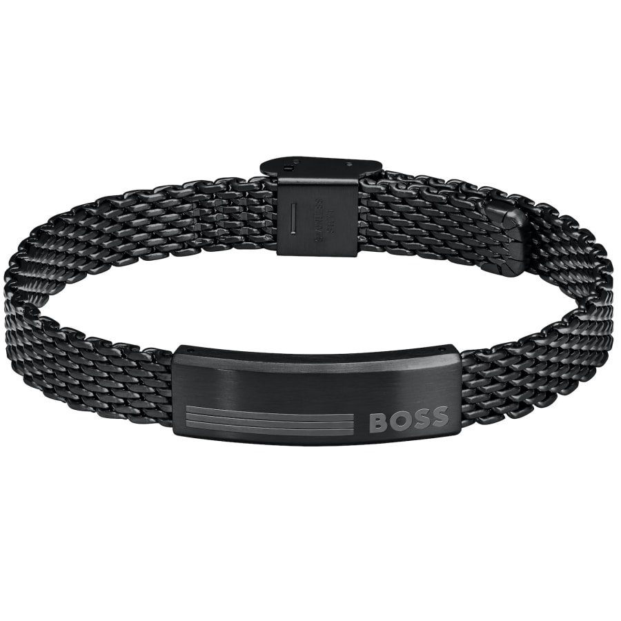 Image number 1 for BOSS Alen IP Bracelet Black
