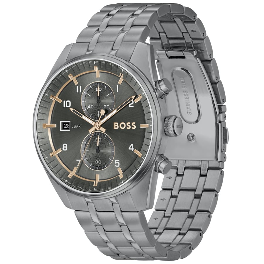 Image number 3 for BOSS Skytraveller Watch Grey