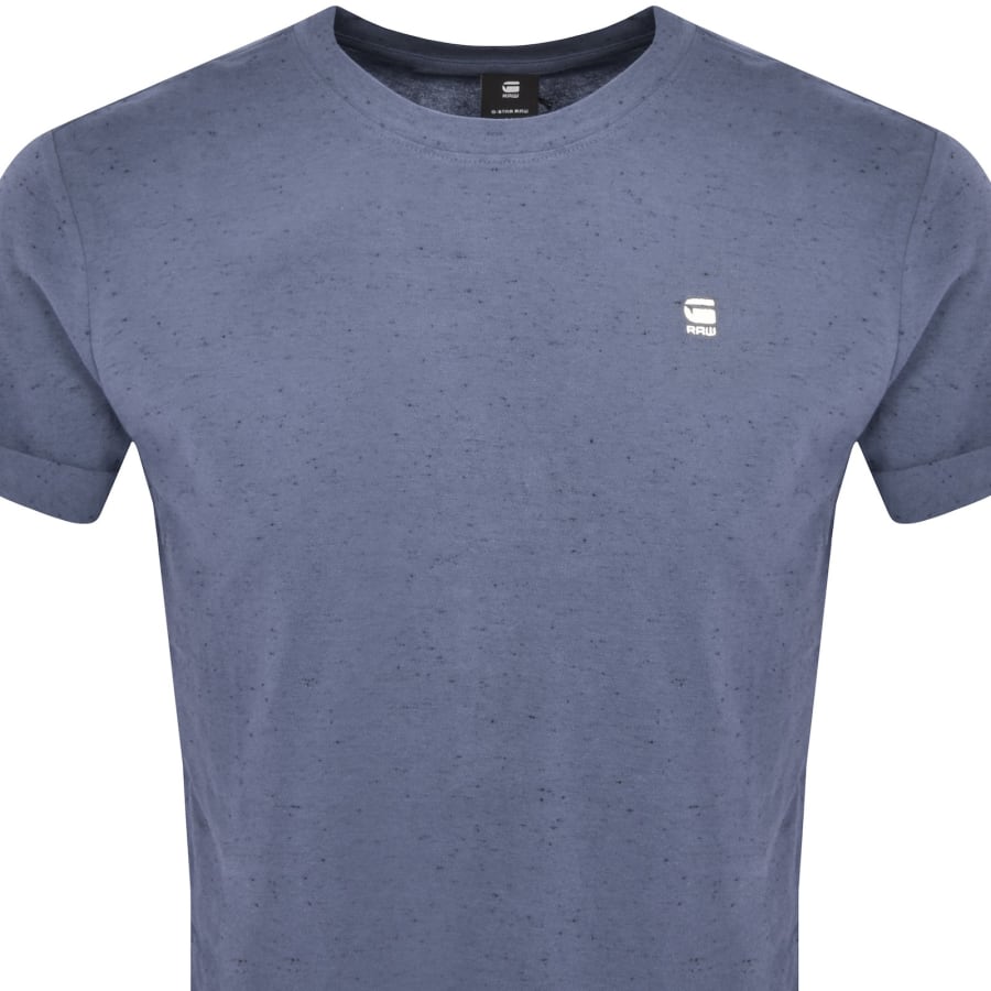 Image number 2 for G-Star Lash Logo T Shirt Blue