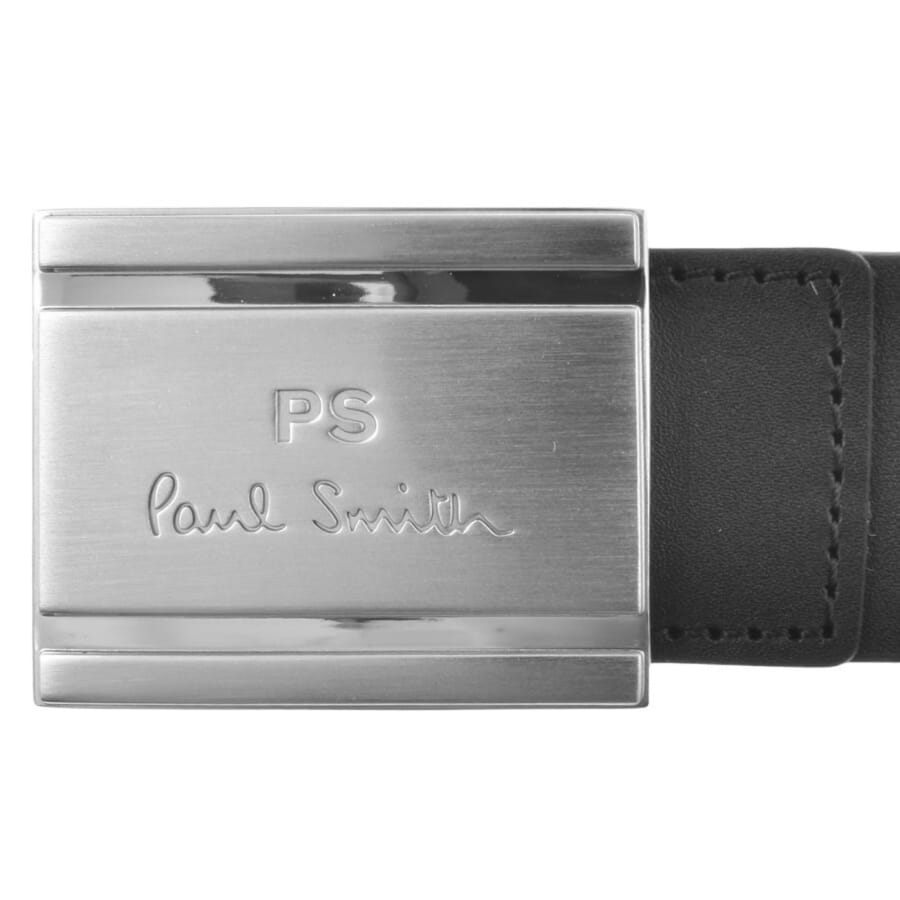 Image number 3 for Paul Smith Leather Belt Black
