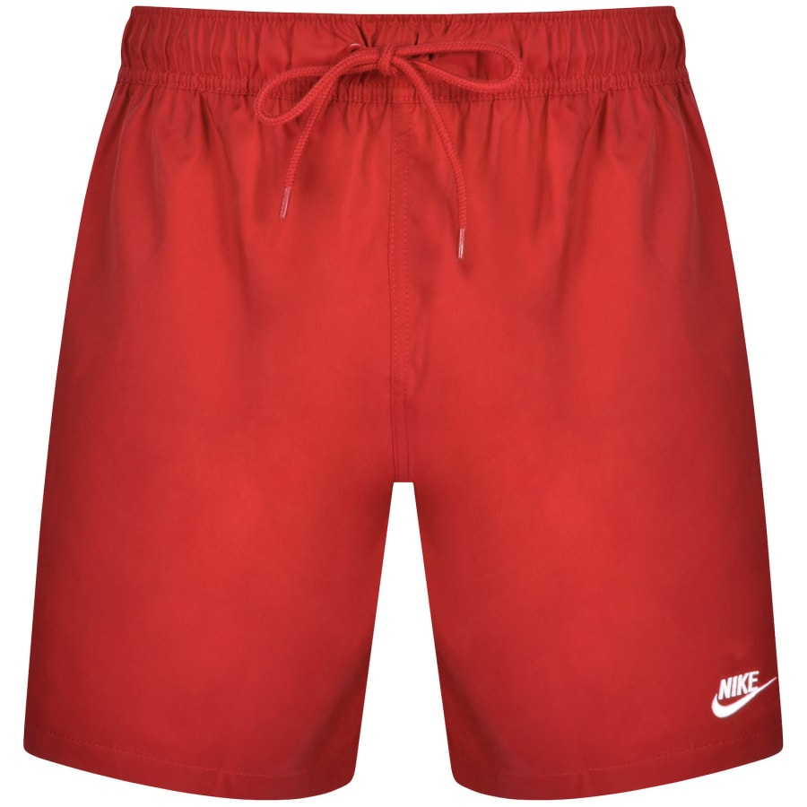 Image number 1 for Nike Club Flow Swim Shorts Red