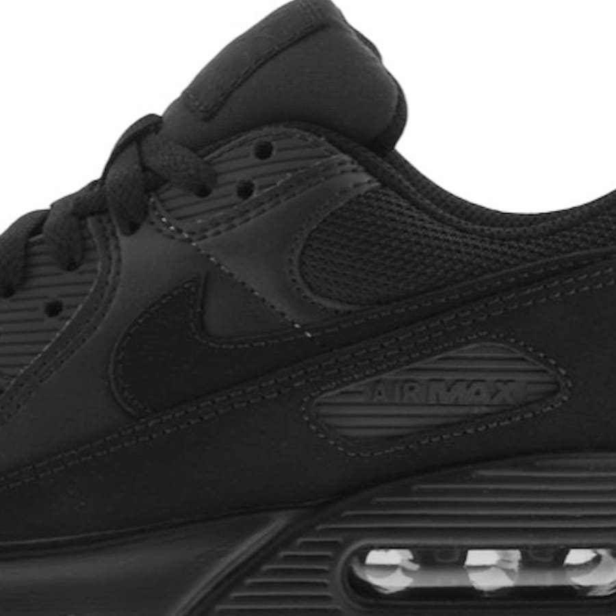 Image number 4 for Nike Air Max 90 Trainers Black