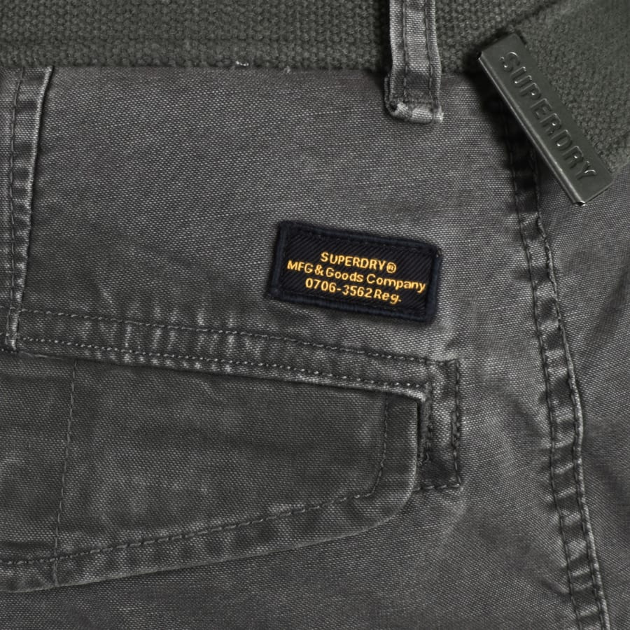 Image number 3 for Superdry Vintage Heavy Cargo Shorts Grey