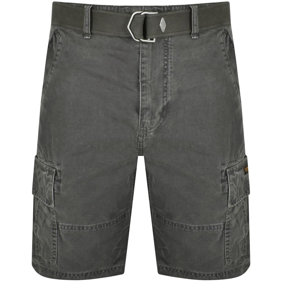 Image number 1 for Superdry Vintage Heavy Cargo Shorts Grey