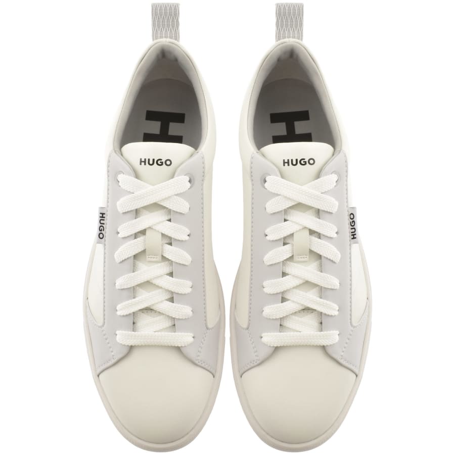 Image number 3 for HUGO Morrie Tennis Trainers White