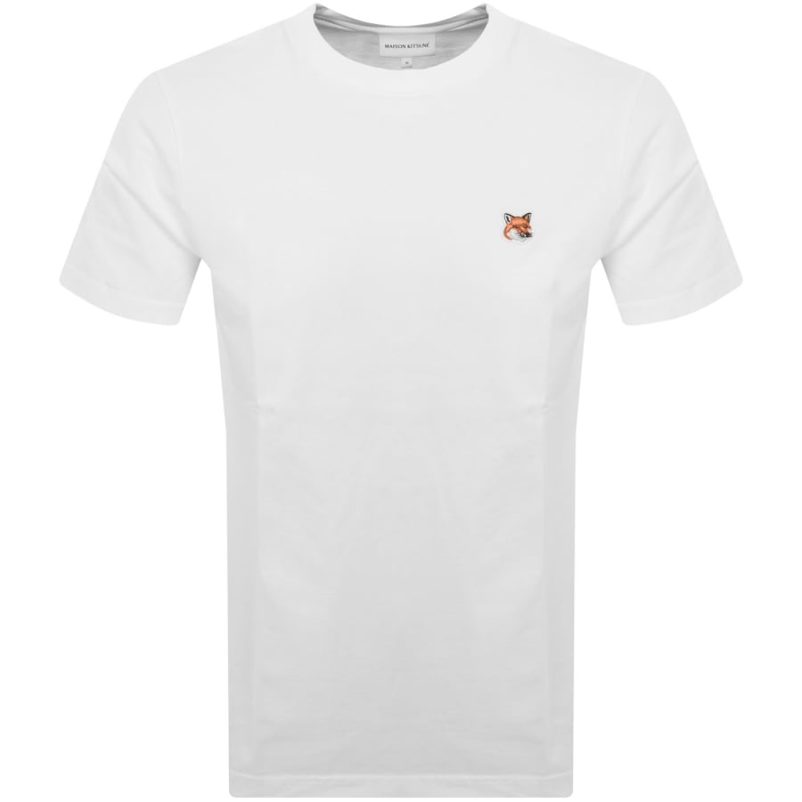 Maison Kitsune Fox Head Patch T Shirt White | Mainline Menswear  