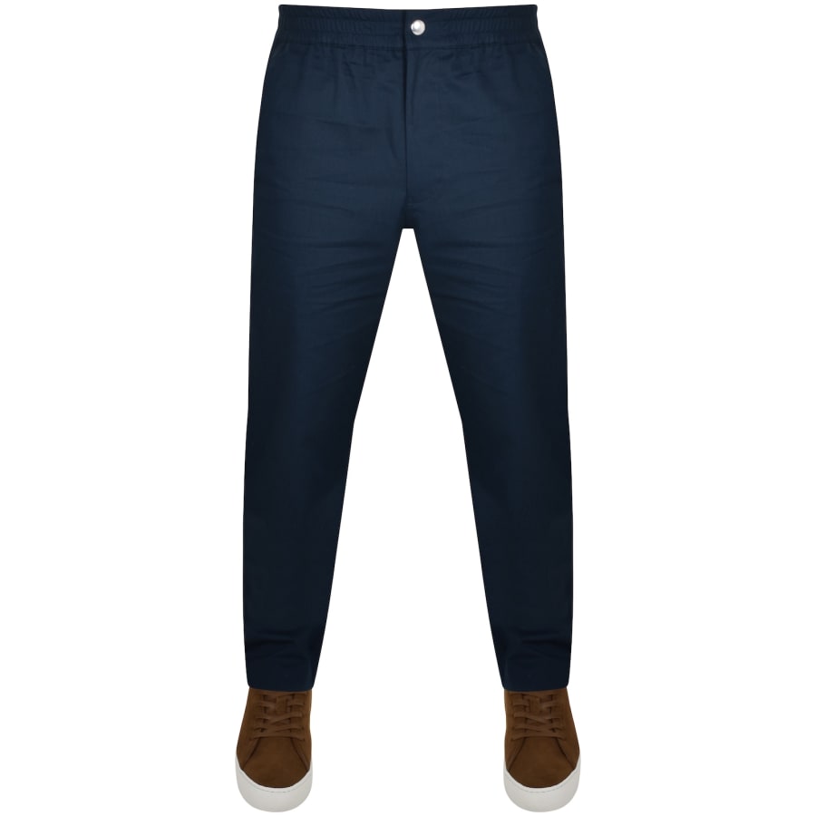 Image number 1 for Maison Kitsune Casual Trousers Blue