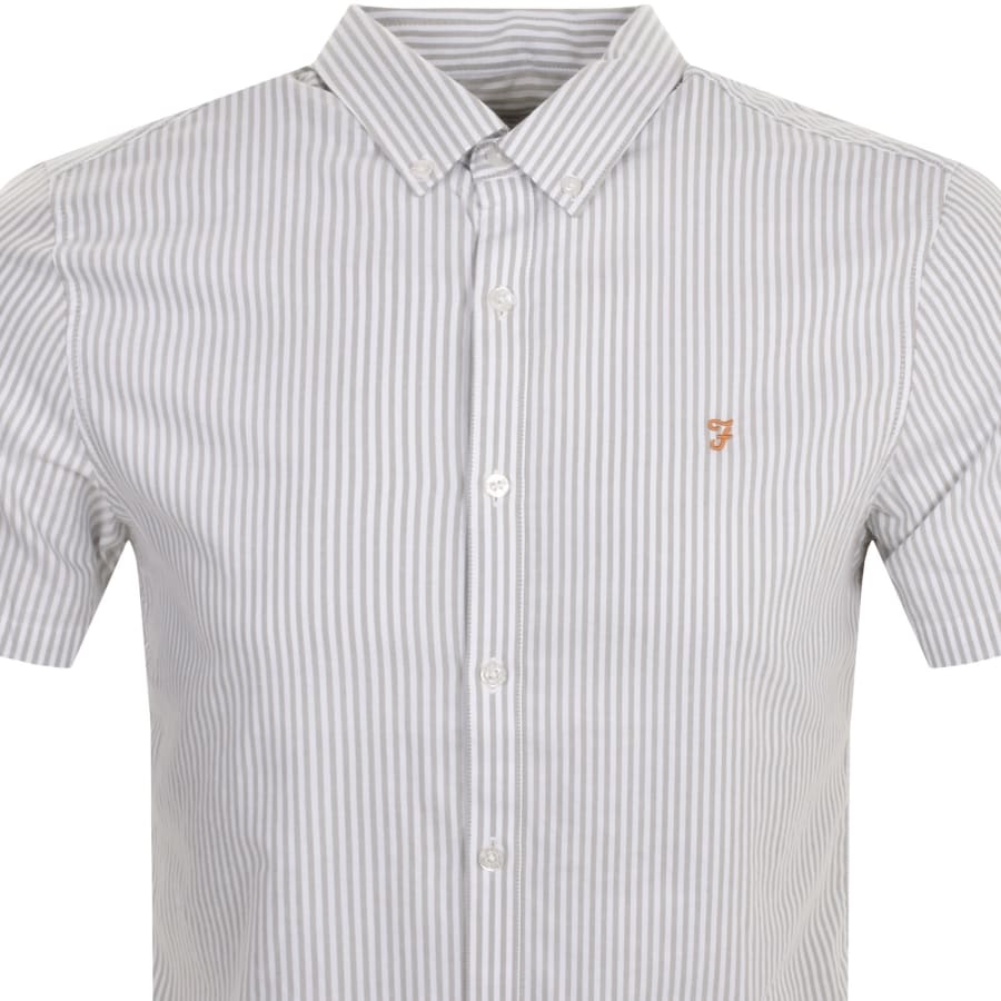 Image number 2 for Farah Brewer Short Sleeve Shirt Green