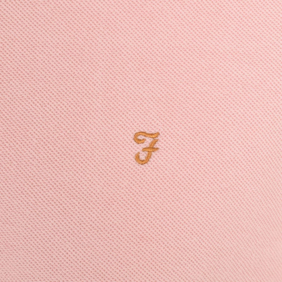 Image number 3 for Farah Galli Twill Crew Sweatshirt Pink