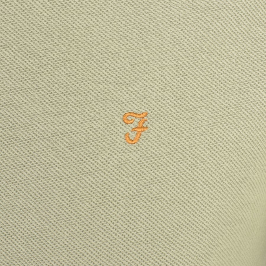 Image number 3 for Farah Galli Twill Crew Sweatshirt Green
