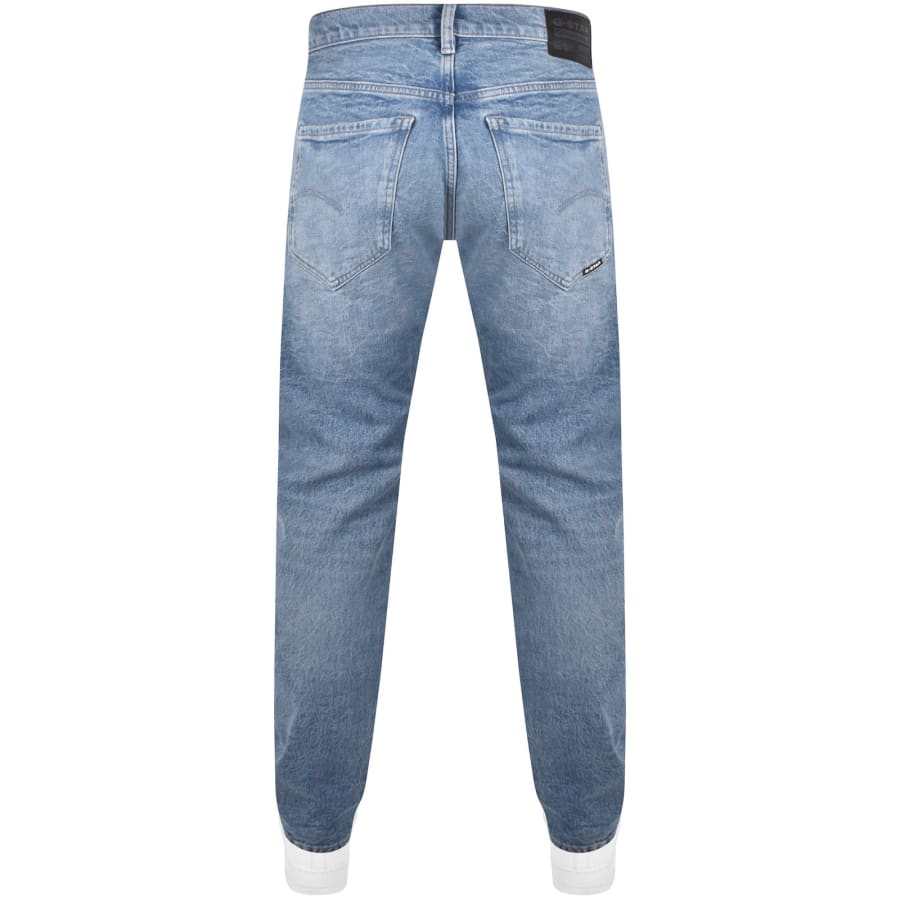 Image number 2 for G-Star Mosa Straight Fit Light Wash Jeans Blue