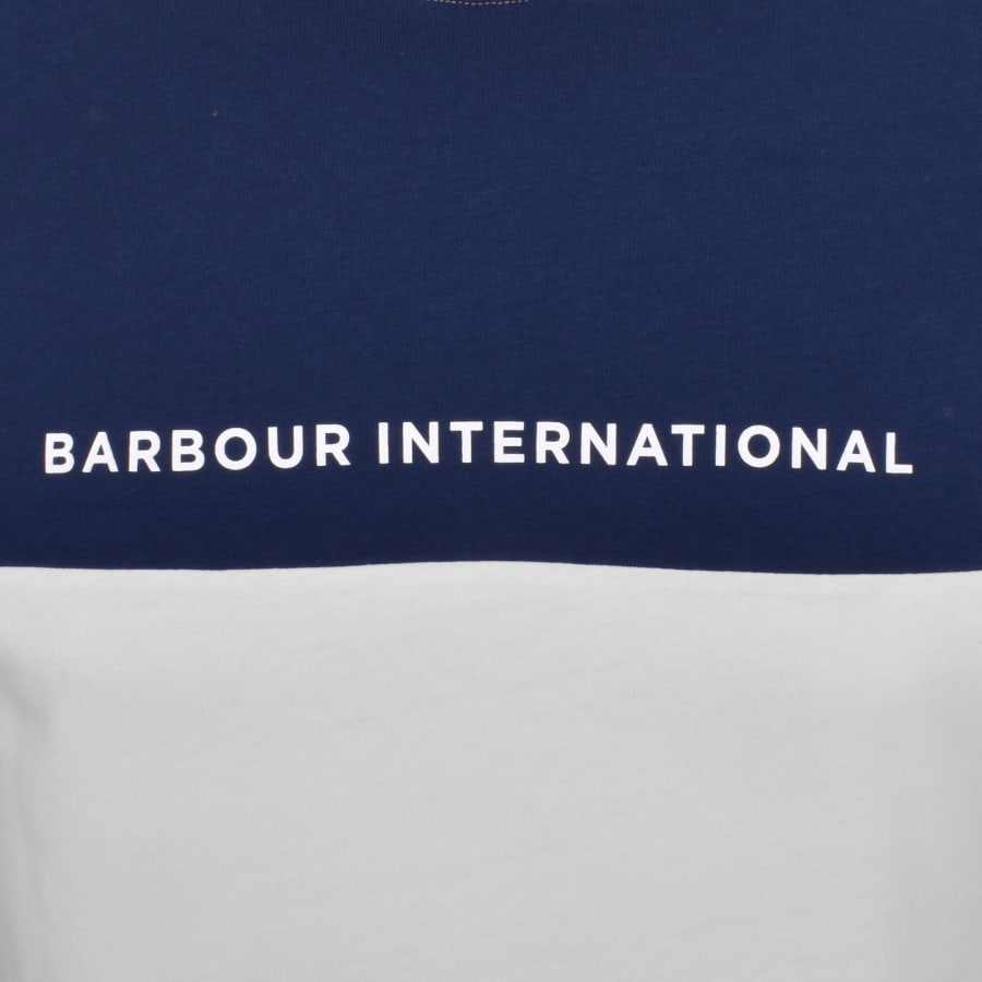 Image number 3 for Barbour International Mondrian T Shirt Green