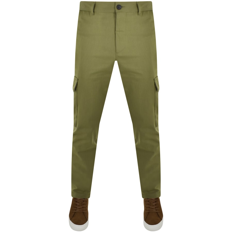 Image number 1 for BOSS P Kaiton Cargo Slim Fit Trousers Green