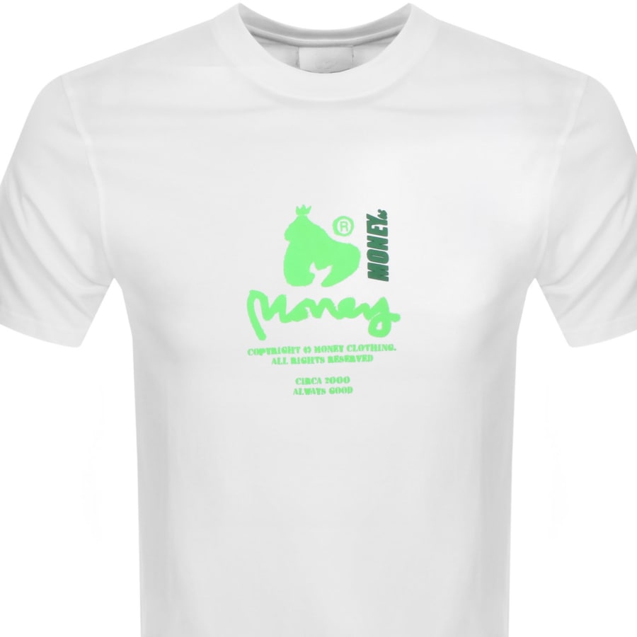 Image number 3 for Money Logo T Shirt White