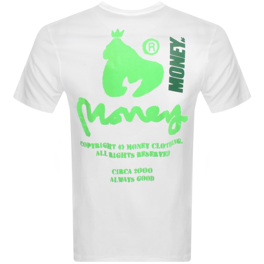 Image number 4 for Money Logo T Shirt White
