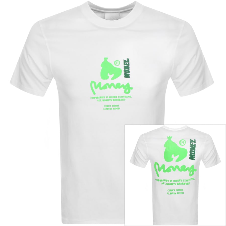 Image number 1 for Money Logo T Shirt White
