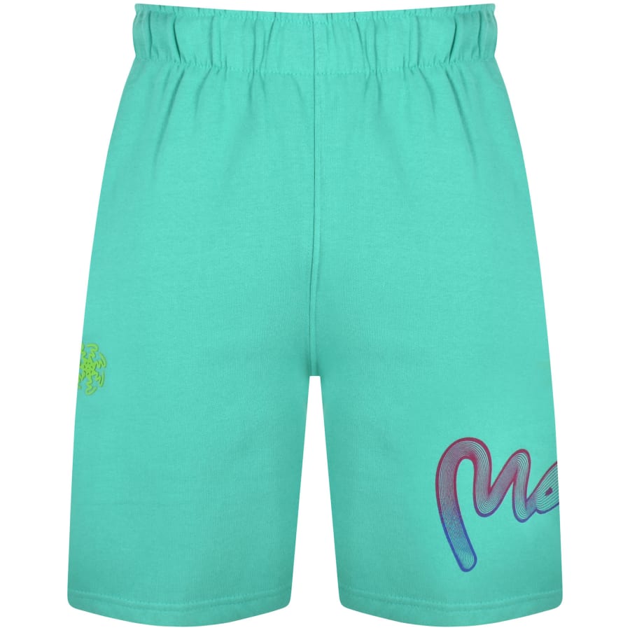 Image number 1 for Money Flow Wave Fade Shorts Teal