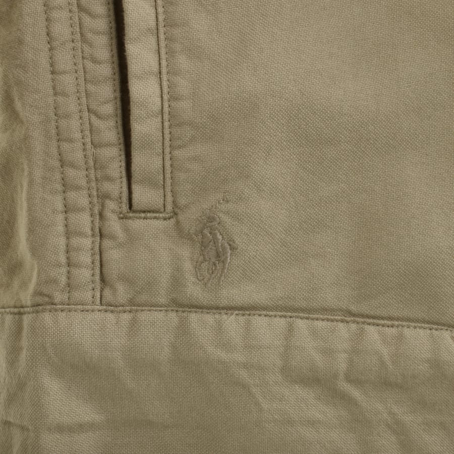 Image number 3 for Ralph Lauren Custom Fit Overshirt Beige