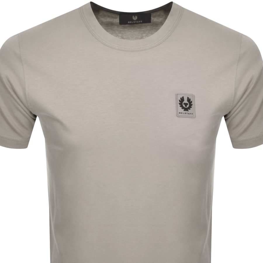 Image number 2 for Belstaff Featherweight Logo T Shirt Grey