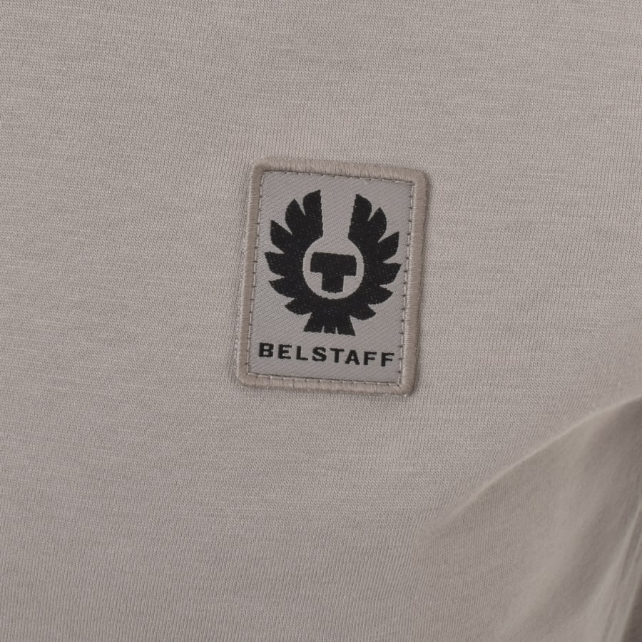 Image number 3 for Belstaff Featherweight Logo T Shirt Grey