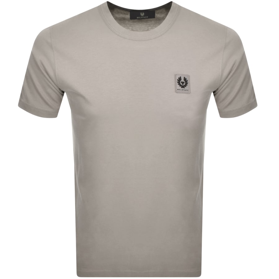 Image number 1 for Belstaff Featherweight Logo T Shirt Grey
