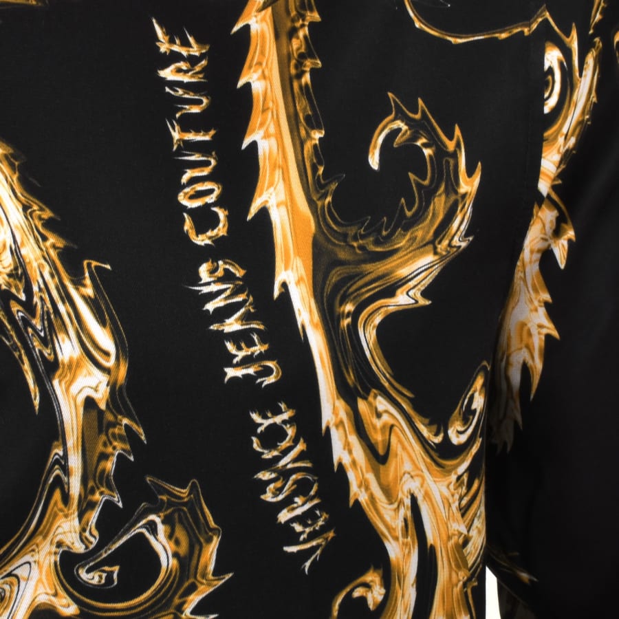 Image number 3 for Versace Jeans Couture Long Sleeve Shirt Black