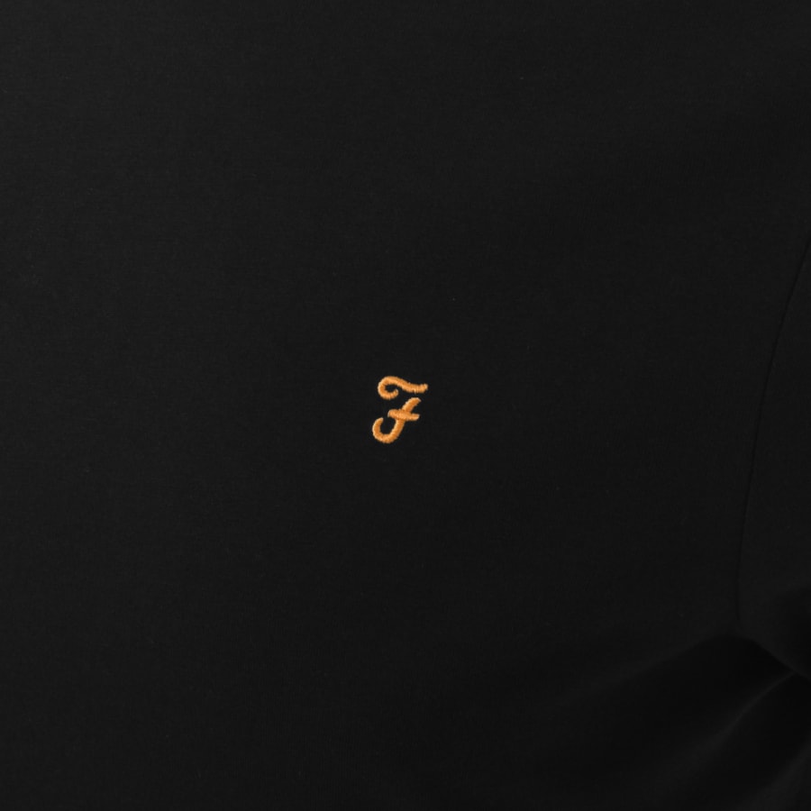 Image number 3 for Farah Groves Ringer T Shirt Black