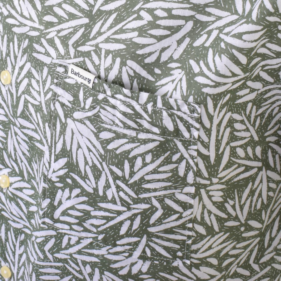 Barbour Jackstone Short Sleeved Shirt Green | Mainline Menswear