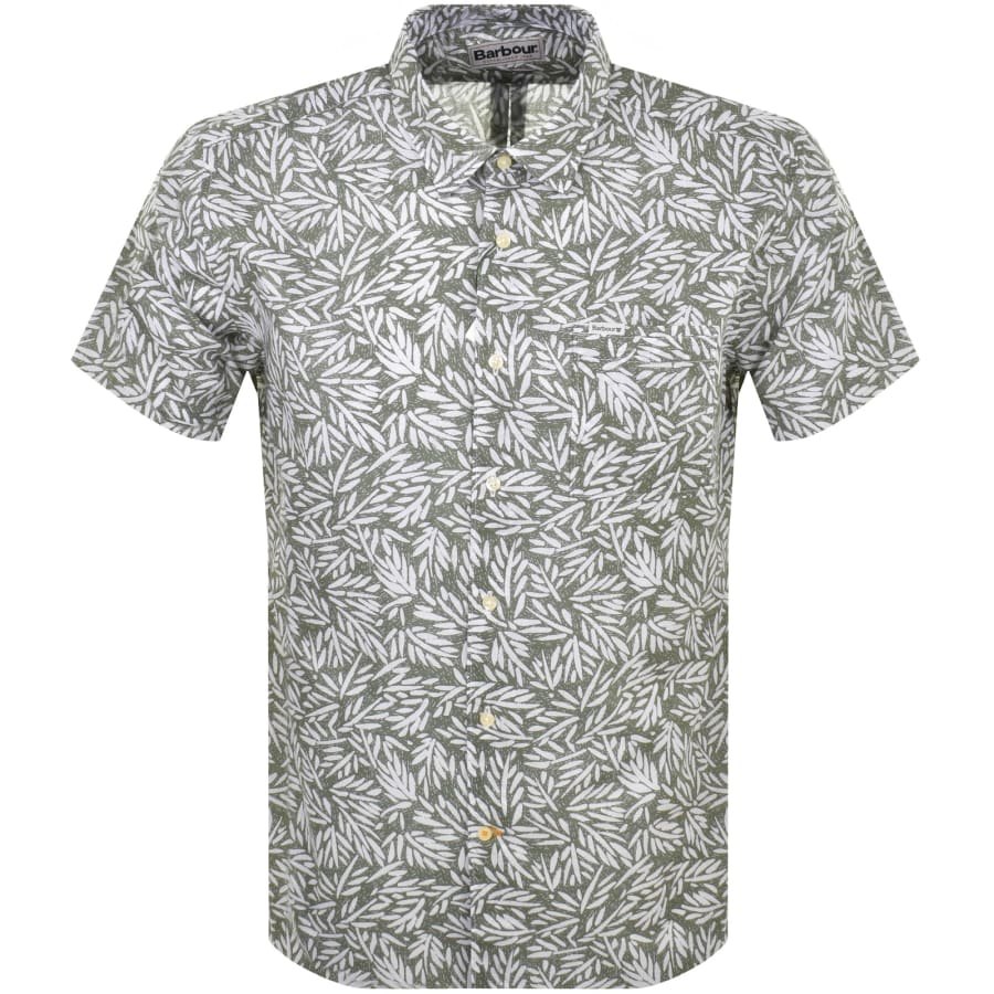 Barbour Jackstone Short Sleeved Shirt Green | Mainline Menswear