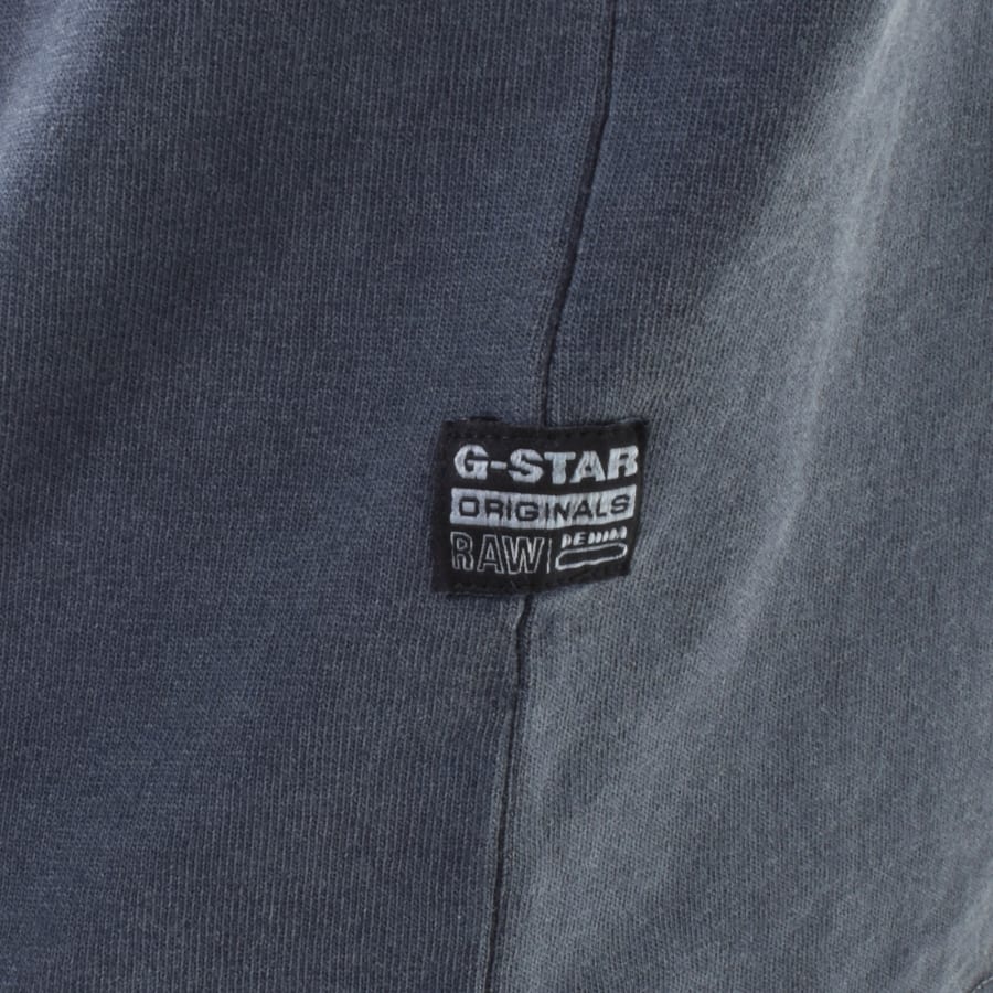 Image number 3 for G-Star Boxy Logo T Shirt Blue