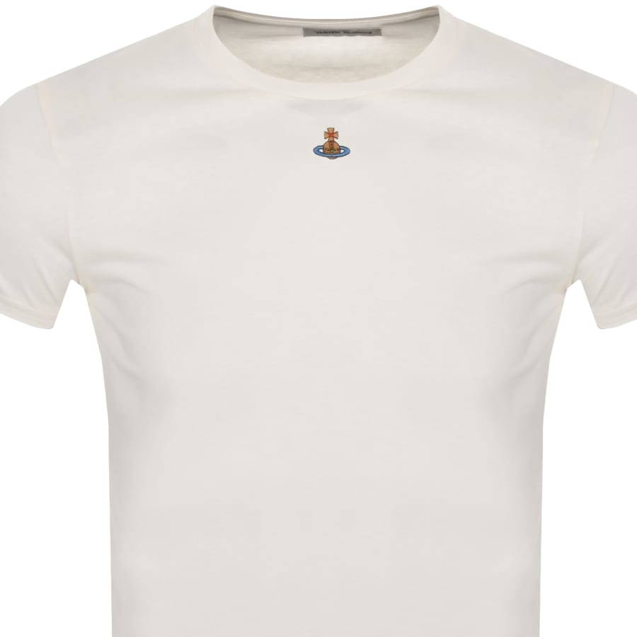 Vivienne Westwood Orb Peru T Shirt Off White | Mainline Menswear 