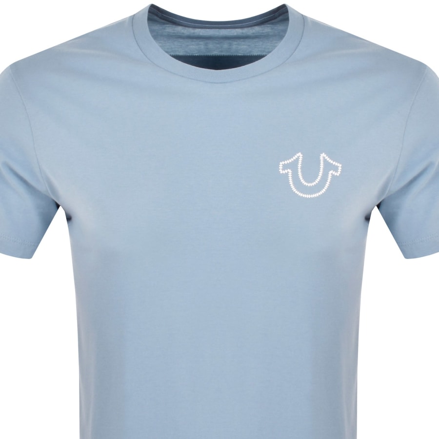 Image number 2 for True Religion Puff Ladder T Shirt Blue