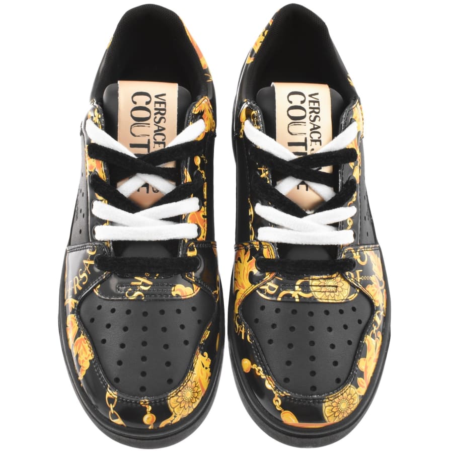 Image number 3 for Versace Jeans Couture Starlight Trainers Black