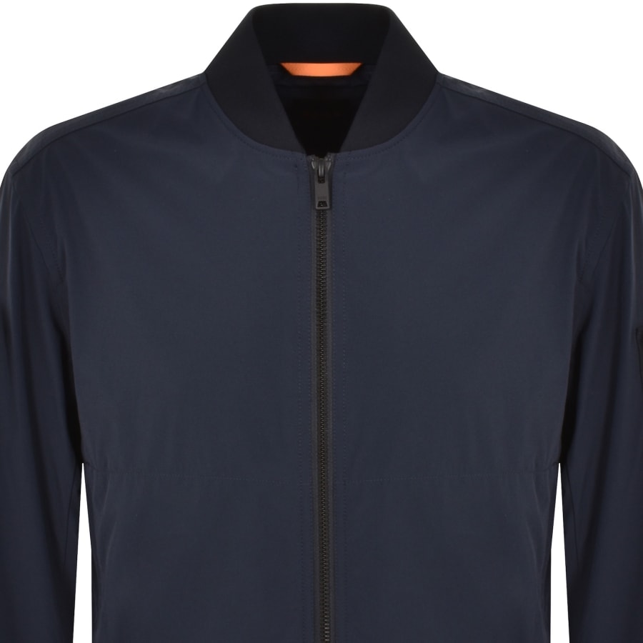 Image number 2 for BOSS Obear Bomber Jacket Navy