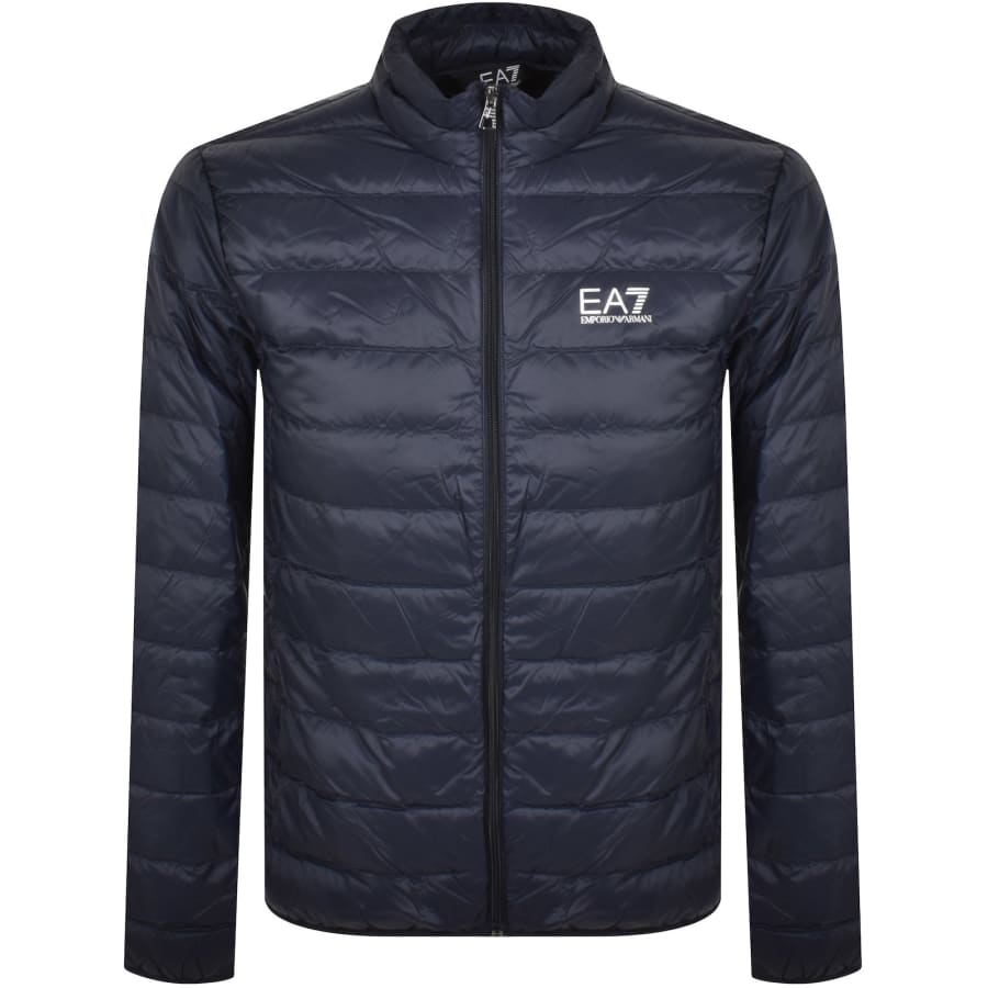 Image number 1 for EA7 Emporio Armani Quilted Jacket Blue