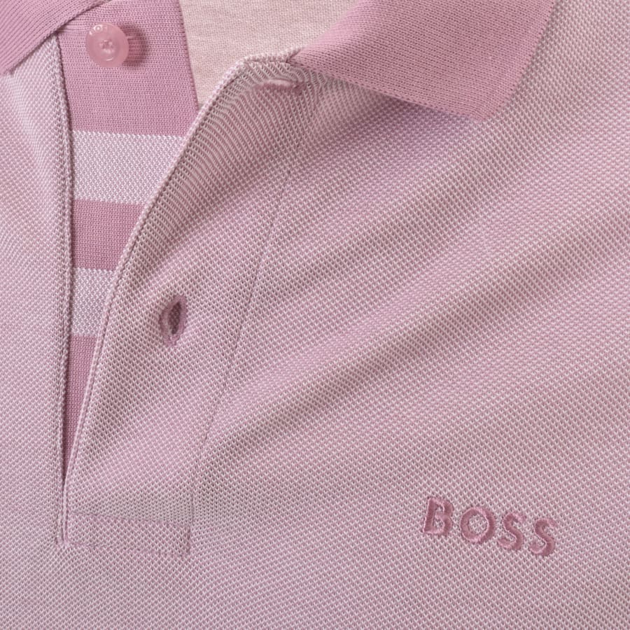 Image number 4 for BOSS Paddy 9 Polo T Shirt Purple