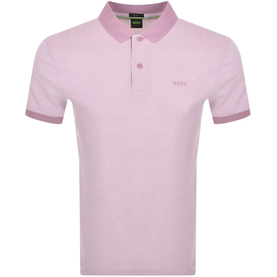 Image number 1 for BOSS Paddy 9 Polo T Shirt Purple
