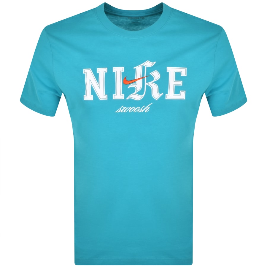 Image number 1 for Nike Logo T Shirt Blue