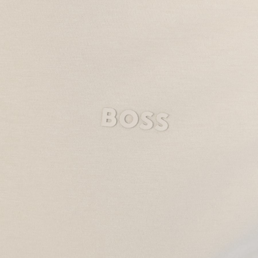 Image number 3 for BOSS Thompson 01 Logo T Shirt Cream