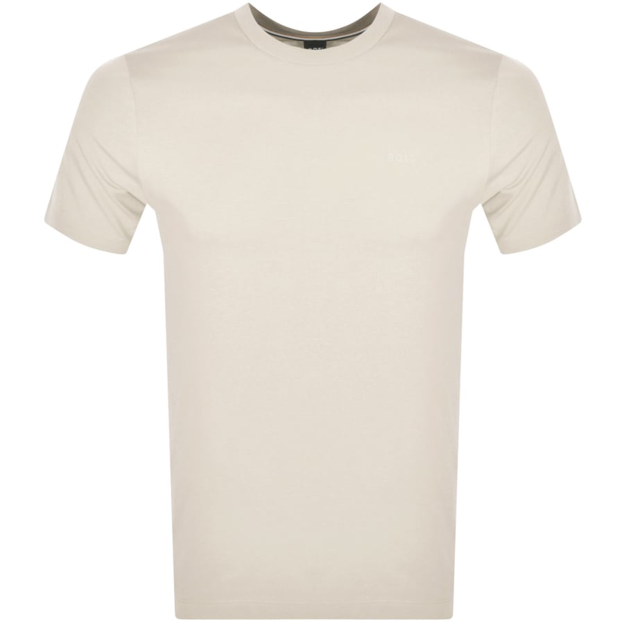 Image number 1 for BOSS Thompson 01 Logo T Shirt Cream