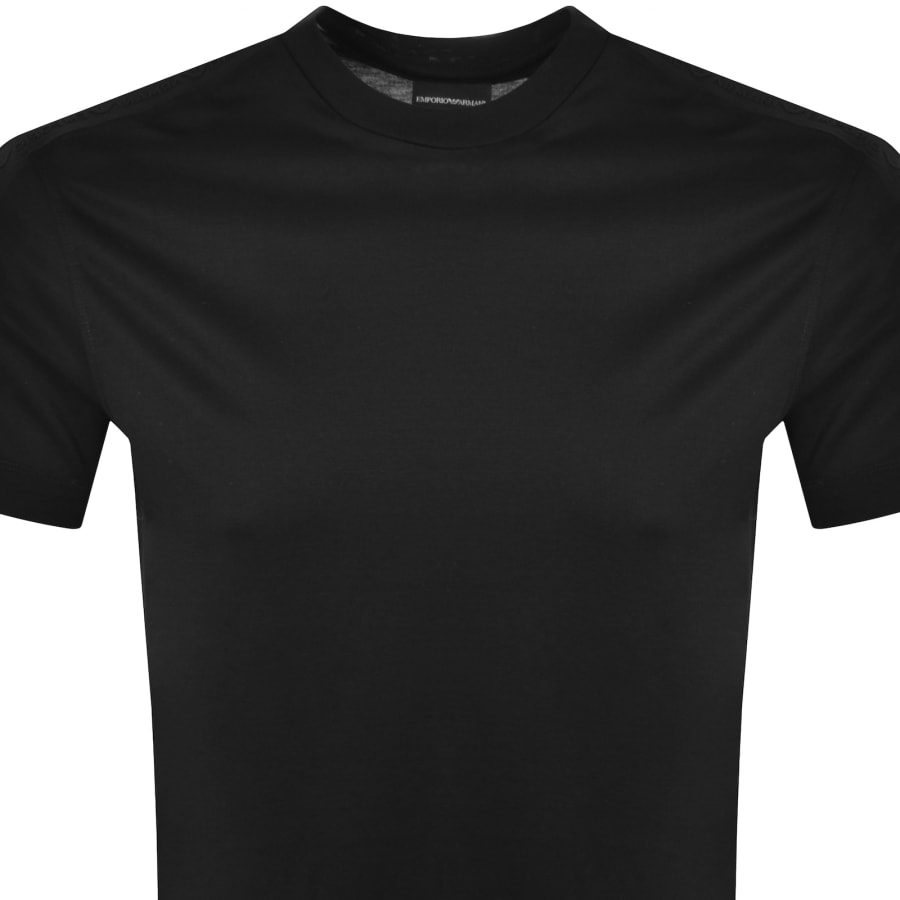 Image number 2 for Emporio Armani Crew Neck Logo T Shirt Black
