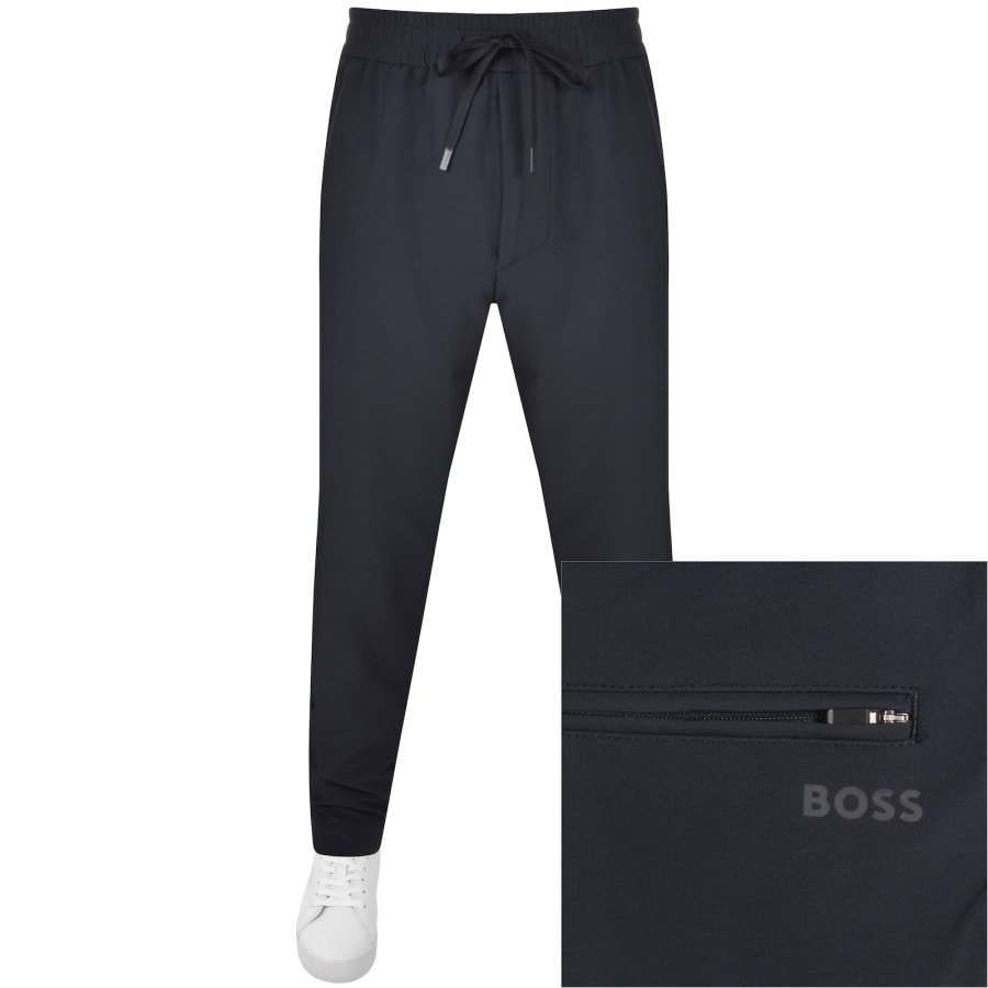 Image number 1 for BOSS T Flex Trousers Navy