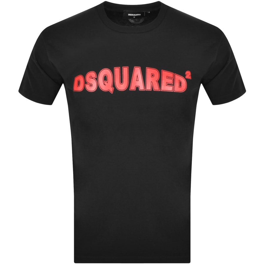 DSQUARED2 Logo T Shirt Black | Mainline Menswear United States