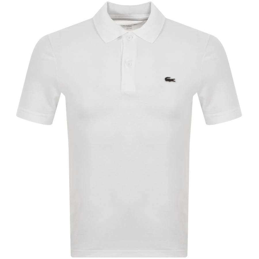 Image number 1 for Lacoste Short Sleeved Polo T Shirt White