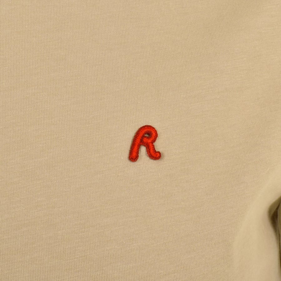 Image number 3 for Replay Logo T Shirt Beige